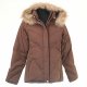 Ladies' down jacket. 80/20 grey duck down. hi soft, light weight garment to keep you warm, fur trim collar, durable to wear, 4334/LDG