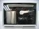 4 pcs cigar case/scissors/tools & flask set, CL-A003