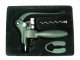 Deluxe corkscrew/foil cutter with 1 pc spare screwdriver set, WO-001