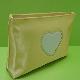 Polyester Cosmetic Pouch with Heart Design