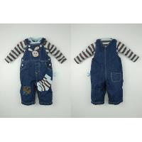 Bb Boy's Denim Dungaree Set