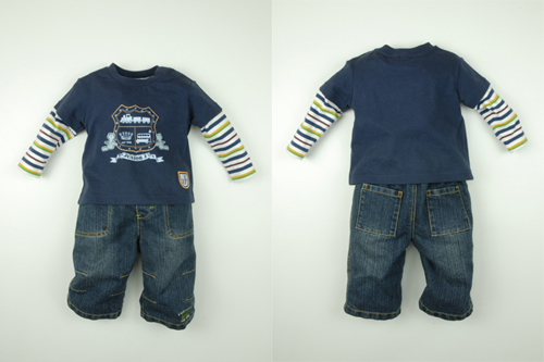 BB boy's tee and jeans set