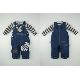 Bb Boy's Denim Dungaree Set, DH07-8569