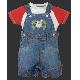 Bb Boy's Tee And Bibshort Set