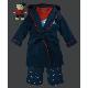 Fleece Dressing Gown With Jersey Top & Woven Bottom Pj & Doll Set
