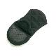 Silicone patches oven mitt with diagonal-lined plain fabric (No fabric surrounding)
