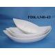 Oval Bowl (Porcelain), FDKA340 ~ FDKA343