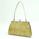 Frame bag in croco fake leather