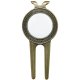 Brass divot tool w/ removable ball marker, DIVOT <B>TOOL</B>