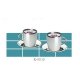 Stainless Steel Double Wall Coffee Mug With Saucer