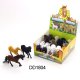 6 inches Height flocked Nodding Horse (with 6 assorted color)