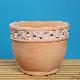 TERRACOTTA ITEMS - PLANTER WITH MOSAIC