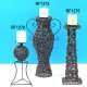 VASE SHAPE CANDLE HOLDER (RF1273) BALL W/STAND CANDLE HOLDER (RF1279) SQUARE CANDLE HOLDER (RF1275)