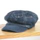 Denim Patchwork Baker Boy Cap, 60149