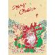 PEARL PAPER 2-FOLD X'MAS CARDS, 2567X