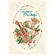 IVORY PAPER 2-FOLD X'MAS CARD, 2632X