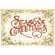 IVORY PAPER 2-FOLD X'MAS CARD, 2643X