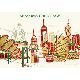 IVORY PAPER 2-FOLD X'MAS CARD, 2813X