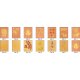 Deluxe Pearl Paper Lucky Packets, KK1 TO KK7 
GG5 TO GG12