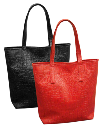 Croc Stamped PVC Tote Bag