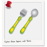Cyber Base Spoon & Fork