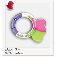 Silicone Fish Rattle Teether