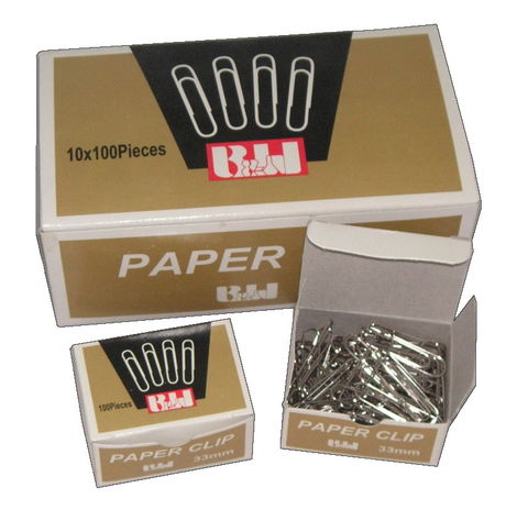 E2114-BW inchesBW inches Brand Round Shape 33mm Paper Clip