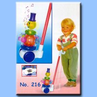 Lite-Up Musical Rolling Clown