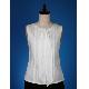 Sleeveless Solid Woven Top, SS0300