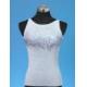 Vest with sequin on front chest