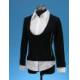 U nk with woven fabric collar, hem & cuff, LA28-2116