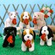 Valentines dog with heart, 6 assorted color, 20826
