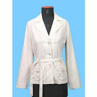 Linen stripes jacket