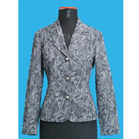 Paisley pattern jacquard blazer
