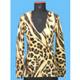 Animal print cashmere pullover, FP-114