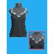 Heavy beading strap top