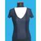 Lace Trimming Silk T-shirt, FP-87