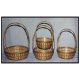 FLOWER BASKET, G018 Set of 3