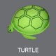 Turtle-Snow Bean Cushion 38x45cm Covering: 85% Nylon & 15% Polyurethane Stuffing: 100% Polystyrene Foam Beads Standards: EN71,CA117,BS7175, SB065-00