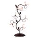 Halogen decorative table lamp, 6 G4, flower branch style antique finish