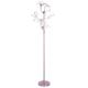 LED decoratiive floor lamp, 10 LEDs, tree branch style brush steel finish