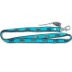 1.3x90cm Polyester Lanyard - 1 color & rimmed silk-screen printing in one side with Metal Pin, Metal hook & Mobile Strap, luxe-4041