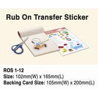 RUB ON TRANSFER STICKER