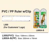 PVC / PP RULER W/CLIP