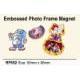 EMBOSSED PHOTO FRAME MAGNET