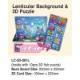LENTICULAR BACKGROUND & 3D PUZZLE