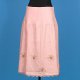 Ladies woven skirt with embroidery