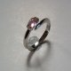 Rose Q Silver Monuting Ring