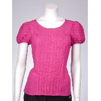 Boat Neck Ruffled Woven Blouse