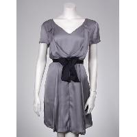 V-Neck Woven Dress